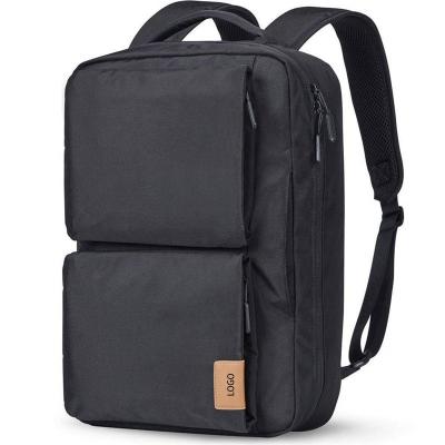 HIDDEN HANDLE & SHOULDER STRAP CONVERTIBLE LAPTOP BACKPACK CUSTOMIZED