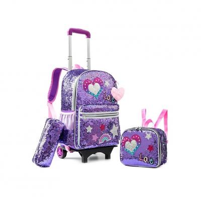 Girls Rolling Backpack-TL210-006